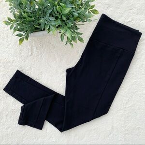 Stella & dot work hard play hard black leggings